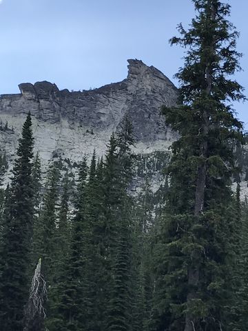 Harrison Peak, taken from plateau