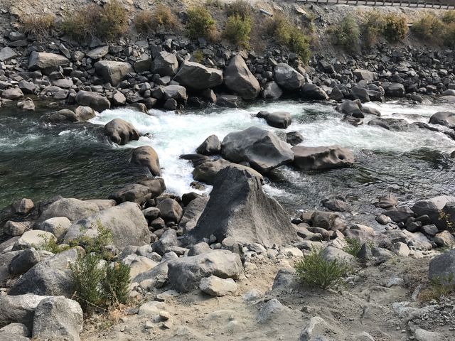 Rapids in Wenatchee River