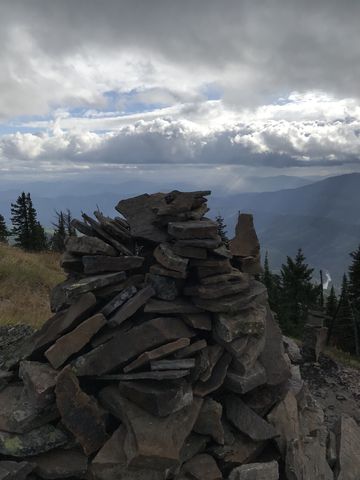 Rock pile near Little Guard