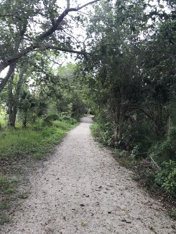 A gravel trail completes the loop