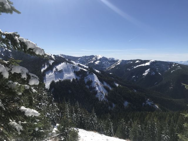 View towards Crystal Lake