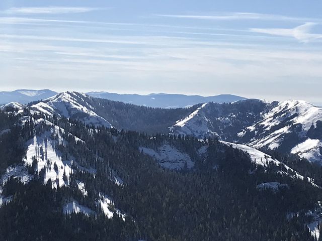 Vista south. The basin behind the first ridge is Crystal Lake