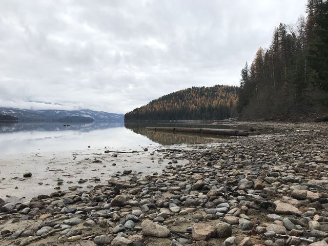 View from beach near Elkins Resort, looking south