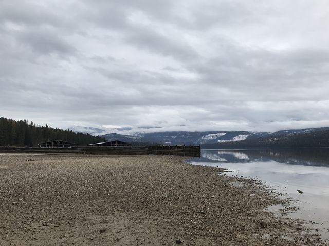 Looking north past Elkins Resort