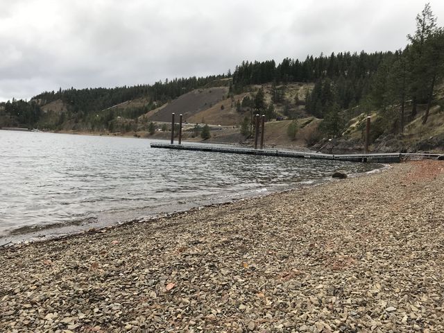 Beach near the docks