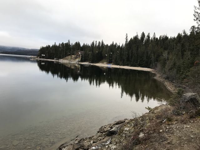 Looking south at Reeder Bay