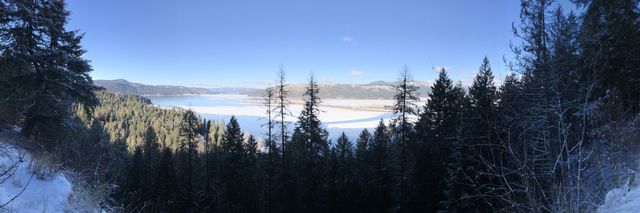 Panoram shot of Lake Chatcolet