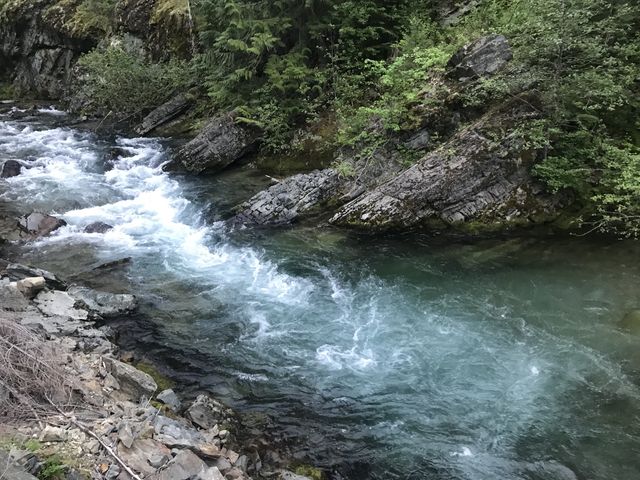 Big Creek. Thankfully, we didnt have to ford it!