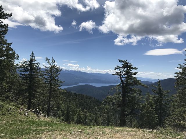 Priest Lake, taken from Plowboy Mountain