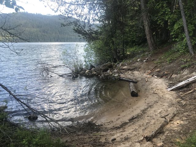 A cove near Outlet Campground