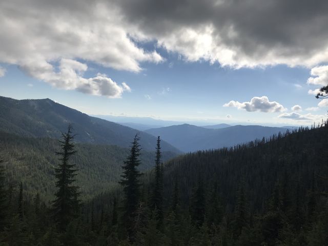 Looking east into Montana and the Summit Creek drainage