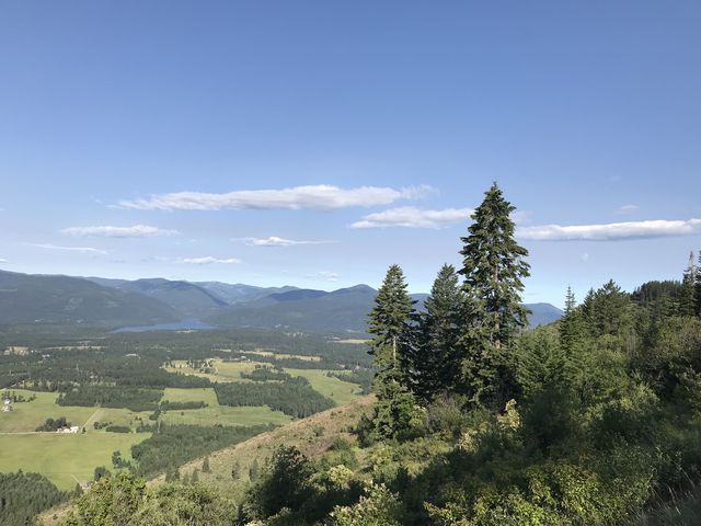 First views of the Clark Fork river valley