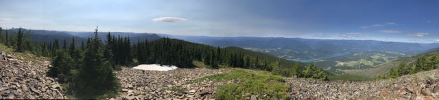 Panorama shot from Twenty Odd Peak