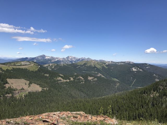 View northwest towards Engle Peak