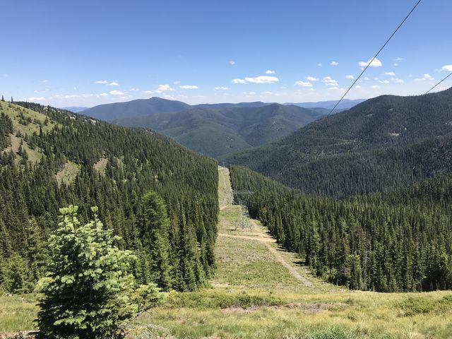 Powerlines just ahead of the Wilderness