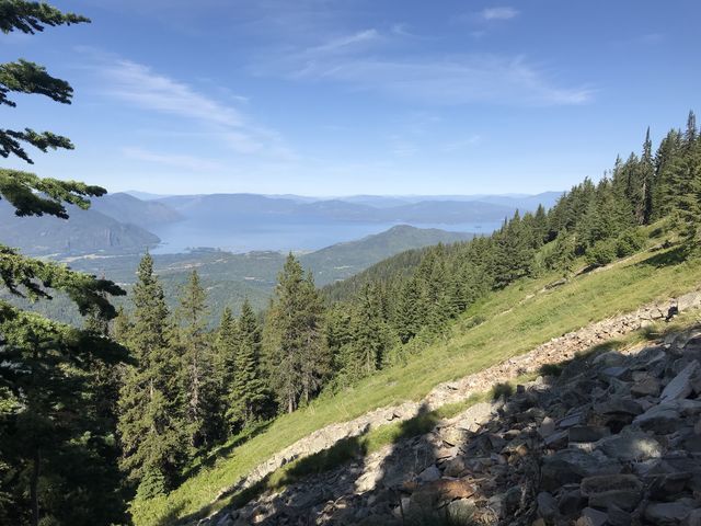 A first glimpse of Lake Pend Oreille