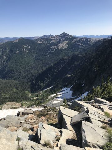 Scotchman #2 and lingering snow fields