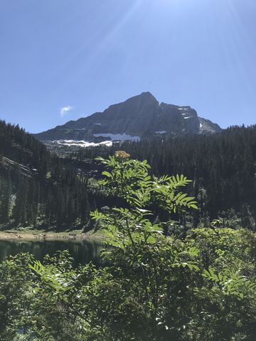St. Paul Peak and its namesake lake