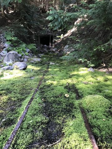 An old mine just off the trail