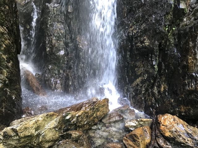 Close up of the waterfall