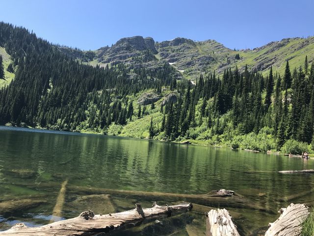 Stevens Peak, still showing cornices