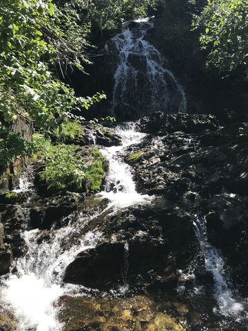 Waterfall at the Willow Creek crossing