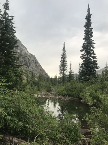 From the south end of Little Ibex Lake