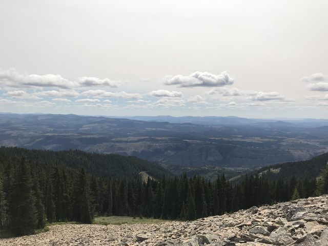 View into the Clearwater Mountains from Pearson Peak