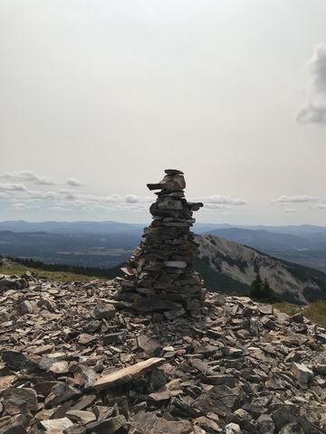 Cairn atop Pearson Peak