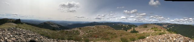 Panoram shot from Pearson Peak