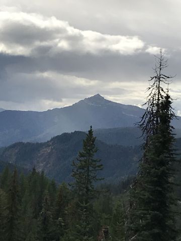 Snow Peak from Scribner Falls trail