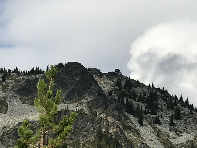 View of the Snow Peak Lookout from the west side