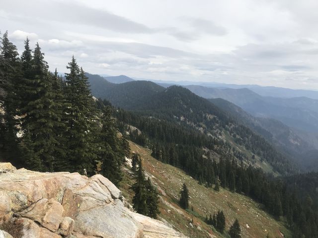 The east face of Mallard Peak and the Collins Peak ridge