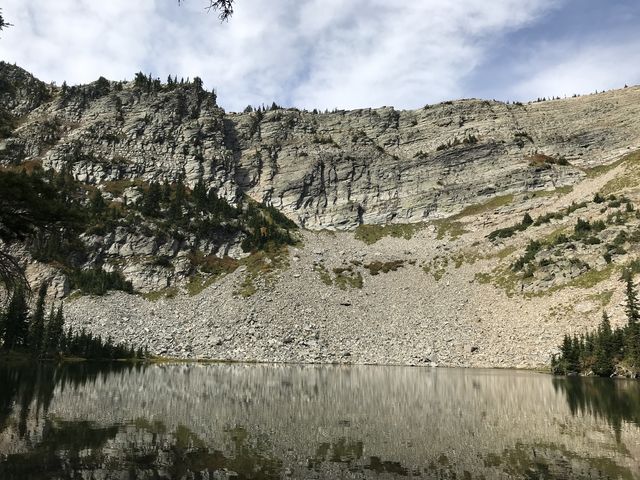 Upper Wanless Lake #1 and its headwall