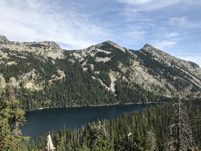 Wanless Lake from above