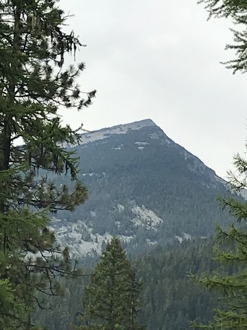 Zoomed in on Engle Peak