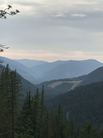 The mouth of McKay Creek, taken from Bearpaw trail