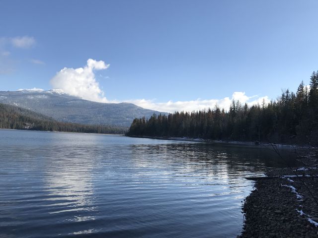 Looking south towards Plowboy Campground