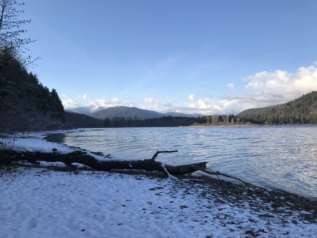 Looking north from Navigation campground